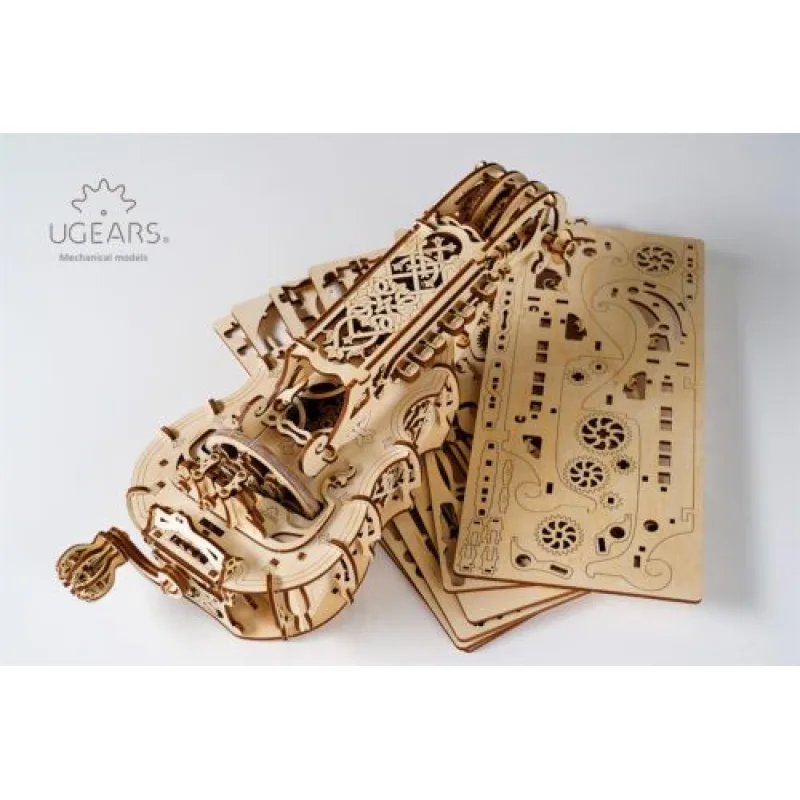 Ugears 3D mechanické puzzle - Kontrabas 292 ks