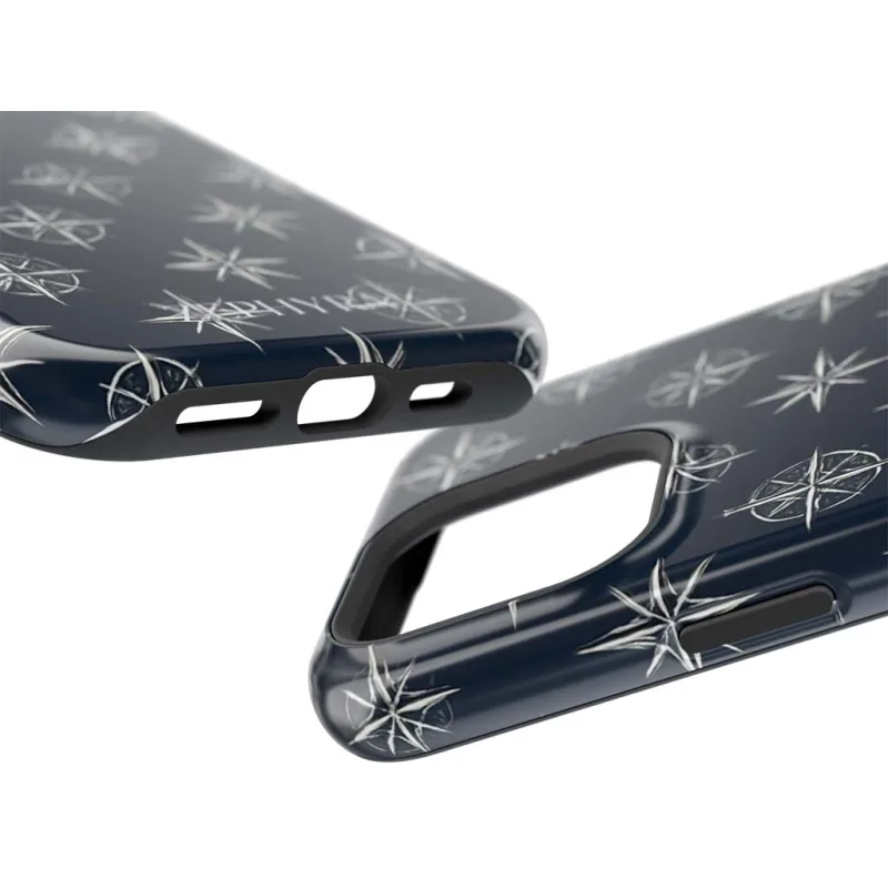 ZEPHYRA Navy Compass - iPhone 14 Pro Max Kryt
