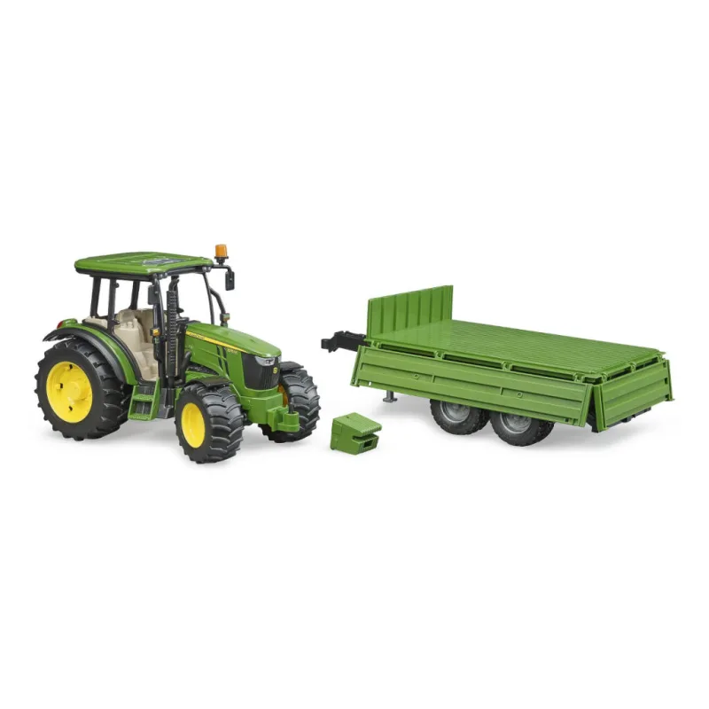 Bruder 2108 Traktor John Deere s prívesom