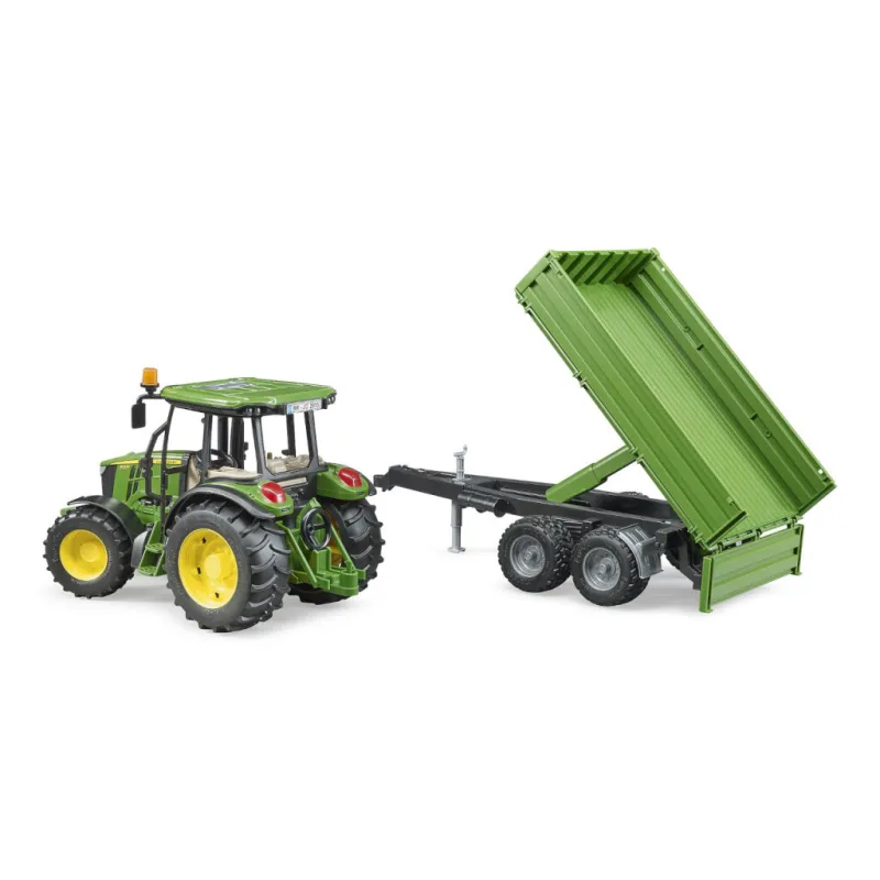 Bruder 2108 Traktor John Deere s prívesom