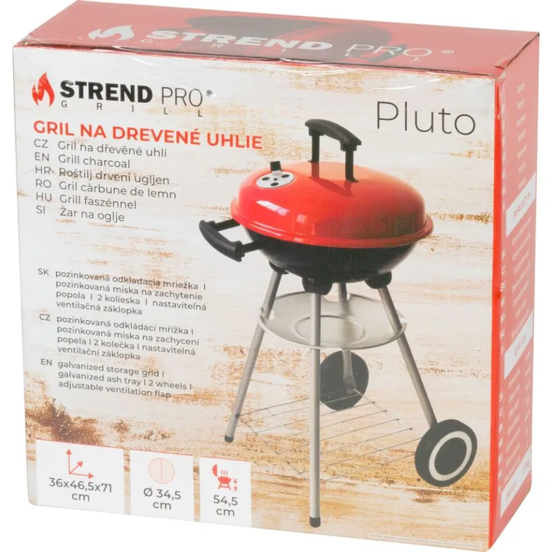 Gril na drevené uhlie Strend Pro Pluto, BBQ, 36x46,5x71 cm