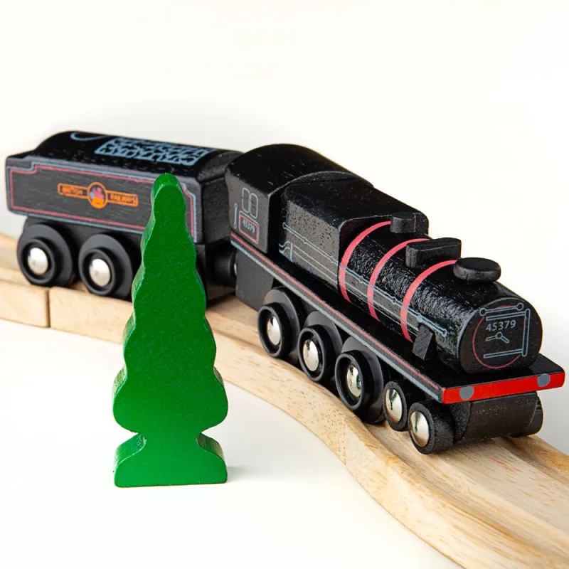 Bigjigs Rail Drevené vláčiky - Replika lokomotívy Black 5