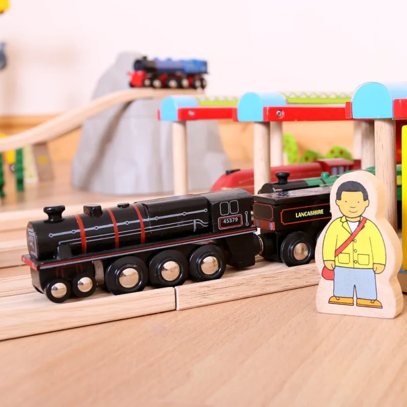 Bigjigs Rail Drevené vláčiky - Replika lokomotívy Black 5
