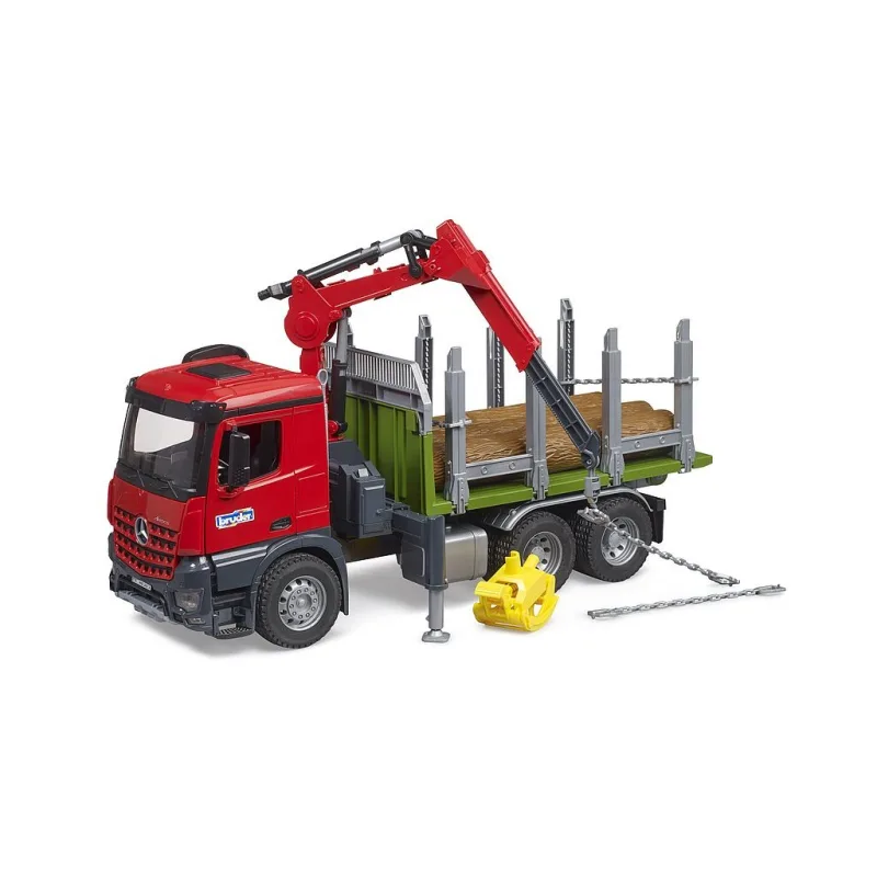 Bruder 3669 Prepravník na drevo s hydraulickou rukou MB Arocs