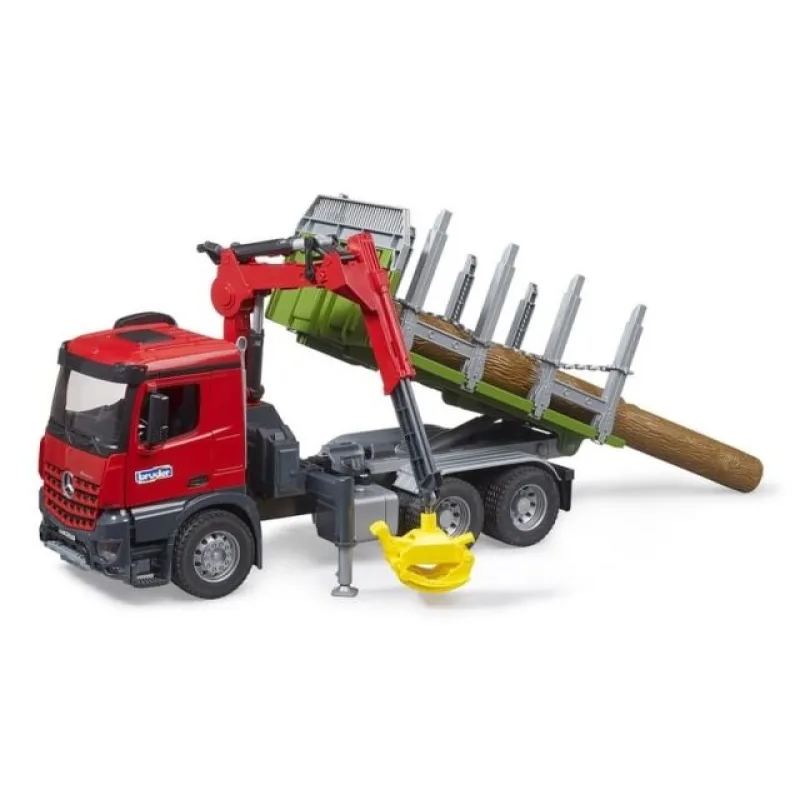 Bruder 3669 Prepravník na drevo s hydraulickou rukou MB Arocs