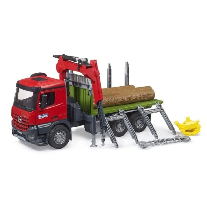 Bruder 3669 Prepravník na drevo s hydraulickou rukou MB Arocs