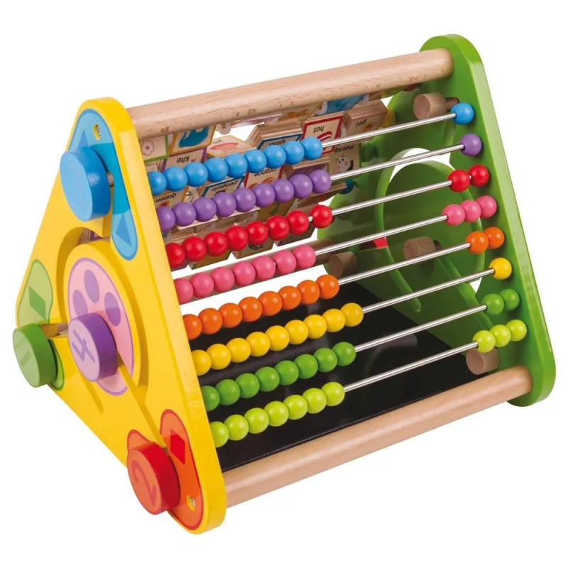 Bigjigs Toys Aktívny trojuholník s angličtinou