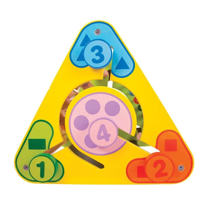 Bigjigs Toys Aktívny trojuholník s angličtinou