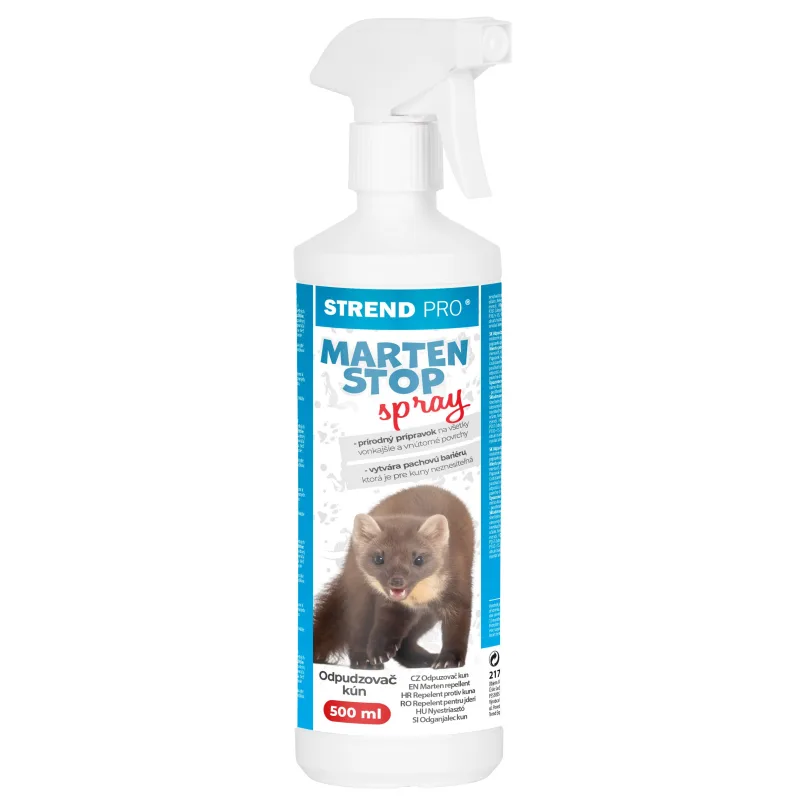 Odpudzovač Strend Pro MARTEN STOP – prírodný plašič na kuny, 500 ml