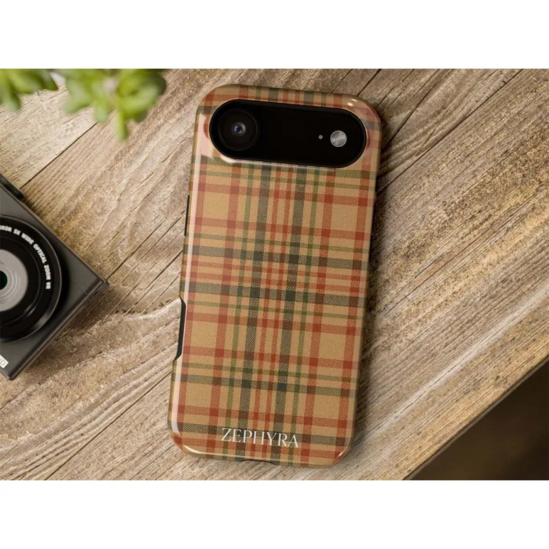 ZEPHYRA Desert Check - iPhone 17 Air Kryt
