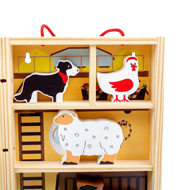Bigjigs Toys Krabička na hranie Farma