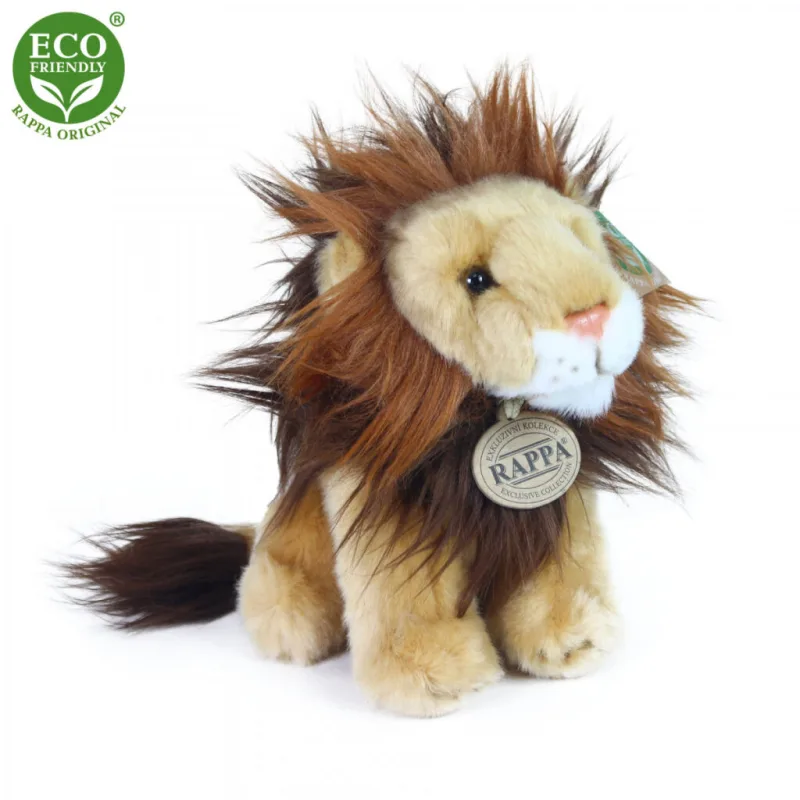 Plyšový lev sediaci 18 cm ECO-FRIENDLY
