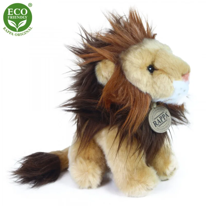 Plyšový lev sediaci 18 cm ECO-FRIENDLY