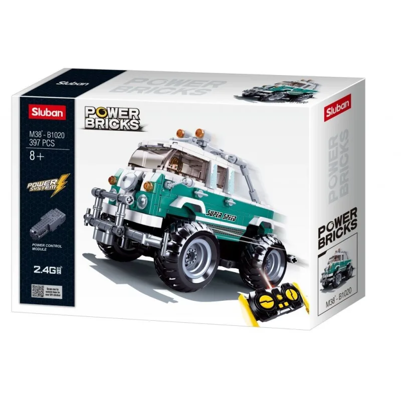 Sluban Power Bricks M38-B1020 Monster SUV vozidlo R/C T2 na diaľkové ovládanie