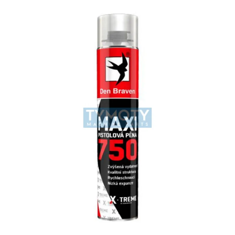 Den Braven Pištoľová pena MAXI 750 - 750 ml žltá _40220RLM