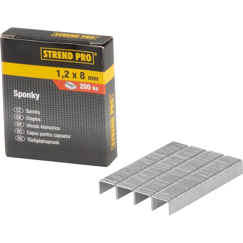 Spony Strend Pro KF1062-06, 8 mm, balenie 200 ks