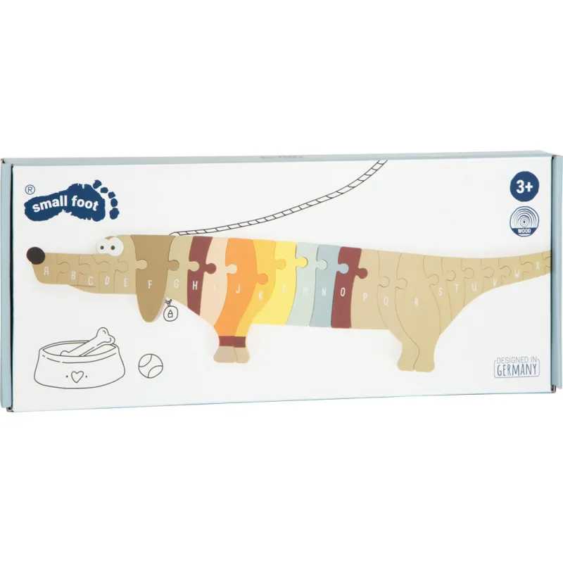 Puzzle písmená Jazvečík