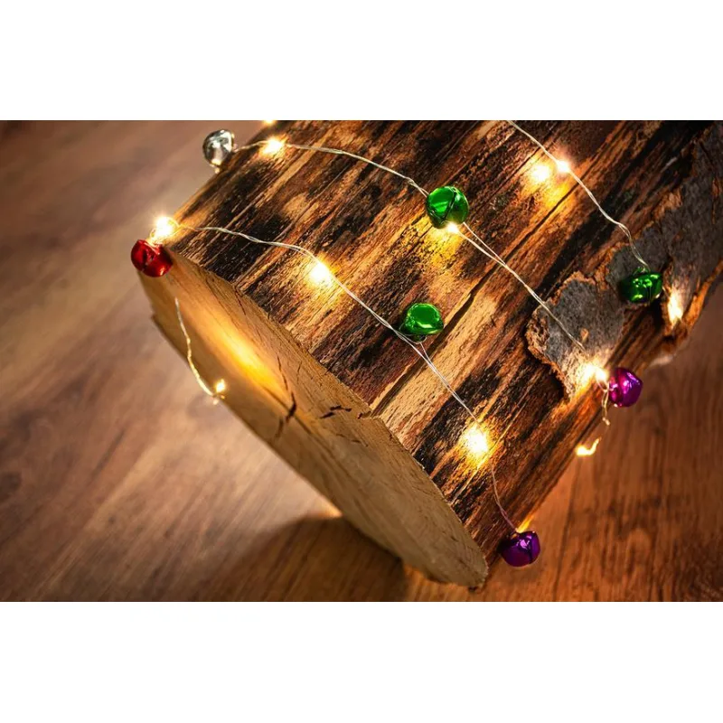 Vianočné osvetlenie reťaz Bell, 20 LED, teplá biela, 1,9 m