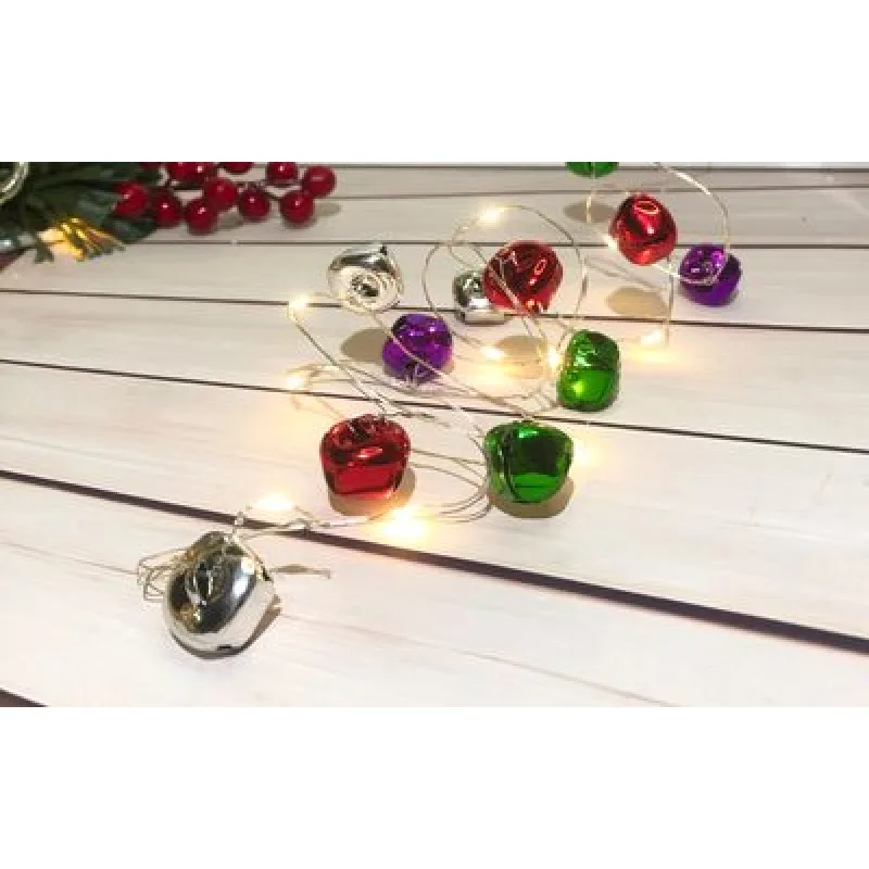Vianočné osvetlenie reťaz Bell, 20 LED, teplá biela, 1,9 m