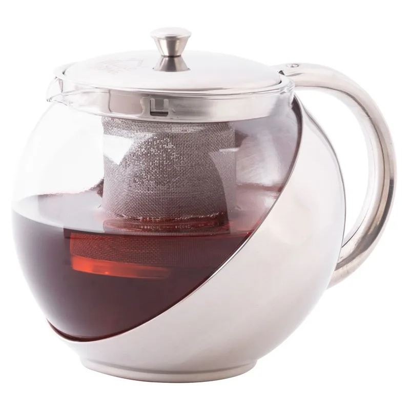 Čajník MagicHome TP108, 1100 ml, sklo s nerezovým sitkom