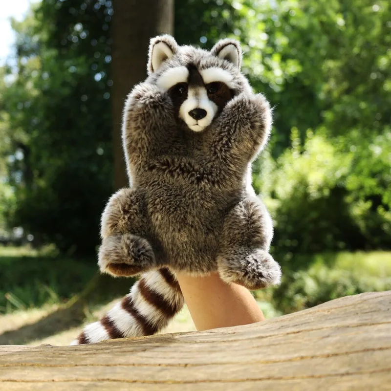 Plyšová maňuška Medvedík čistotný 28 cm ECO-FRIENDLY