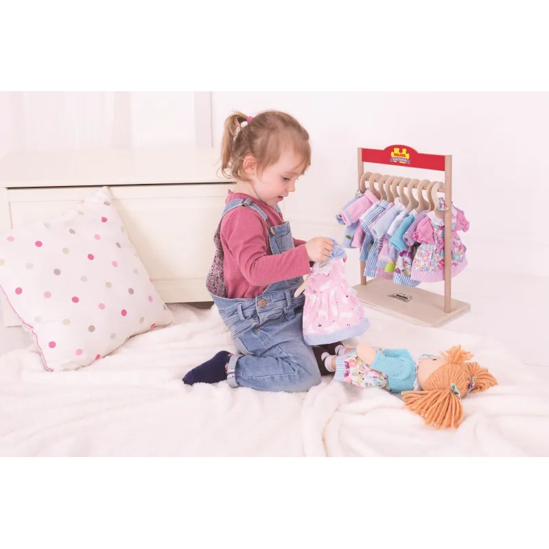 Bigjigs Toys Modré pyžamo pre bábiku 28 cm