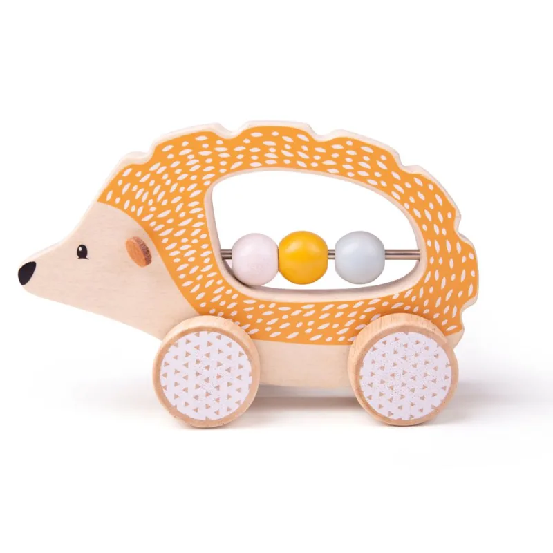 Bigjigs Toys Hrkálka Ježko na kolieskach