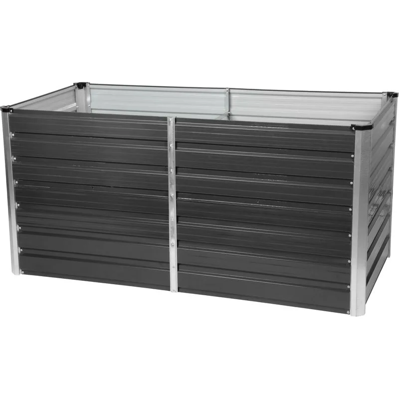 Vyvýšený záhon Strend Pro Garden, 80x160x77 cm, kov, extra pevný