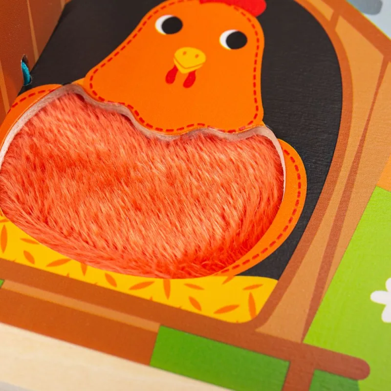 Bigjigs Toys Senzorická doska Farma