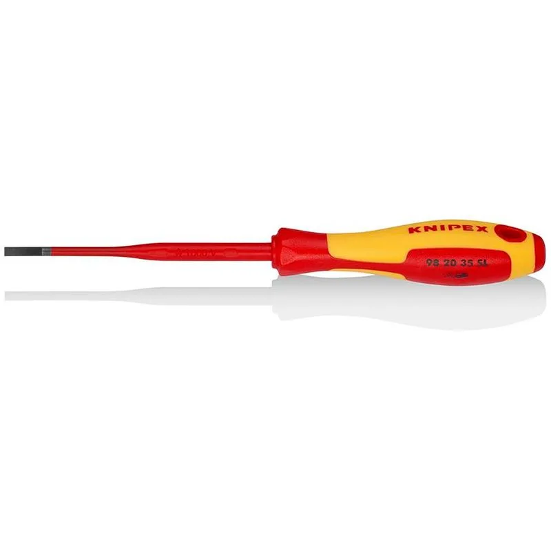 Skrutkovač KNIPEX 98 20 35 SL – 202 mm, PL 3,5 mm Slim, VDE 1000V