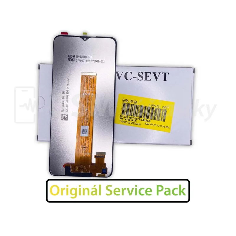LCD Displej + Dotykové sklo Samsung Galaxy A12 A125 - originál