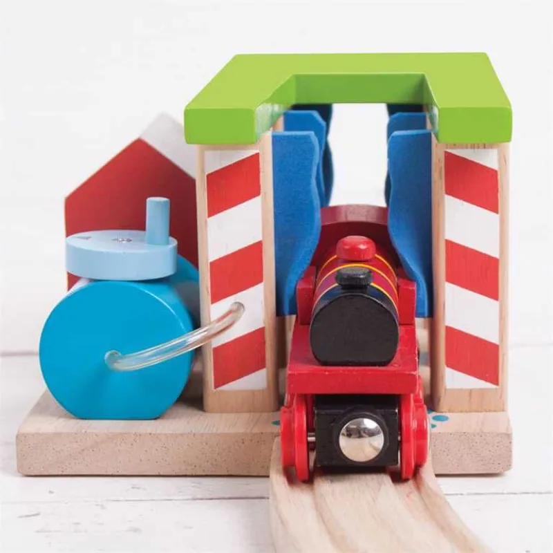 Bigjigs Rail Drevené vláčiky - Umývačka
