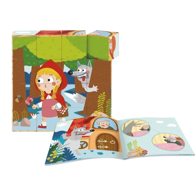 2Kids Toys Kocky Rozprávka o Červenej Čiapočke 16 ks