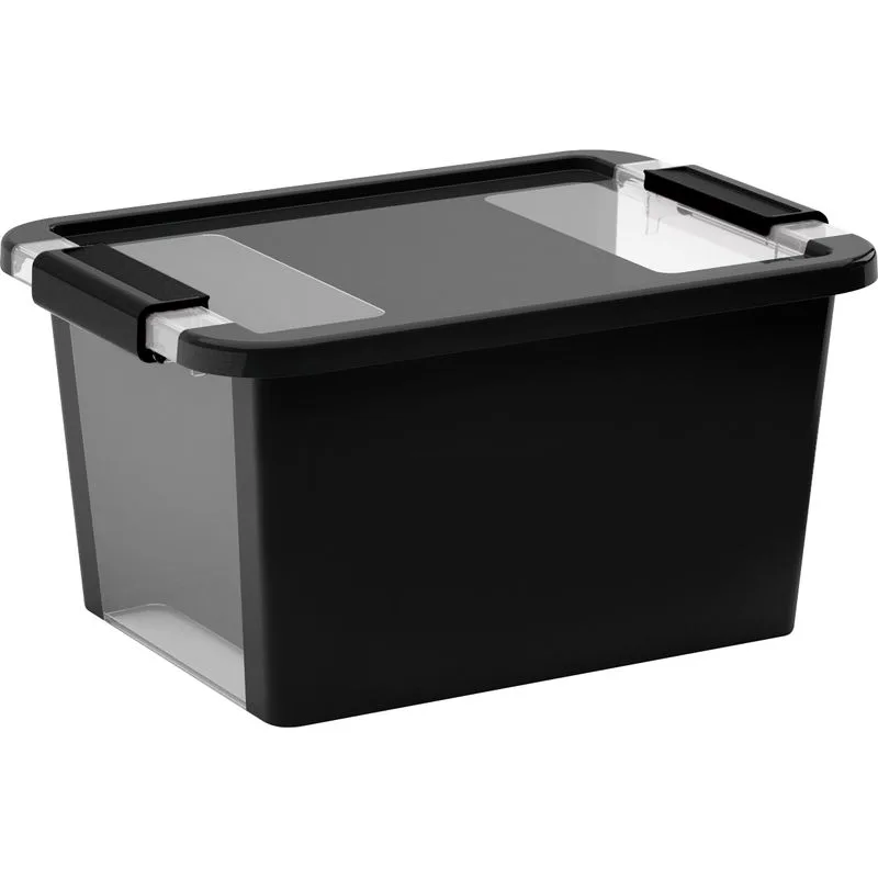 Box s vekom KIS Bi-Box S, 11 l, čierny, 26,5×36,5×19 cm