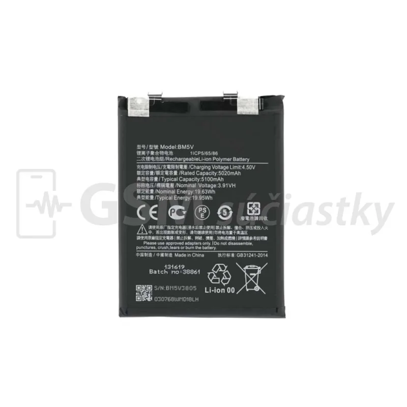 Batéria Xiaomi Redmi Note 13 Pro 5G, Poco X6 - BM5V Variant:: OEM