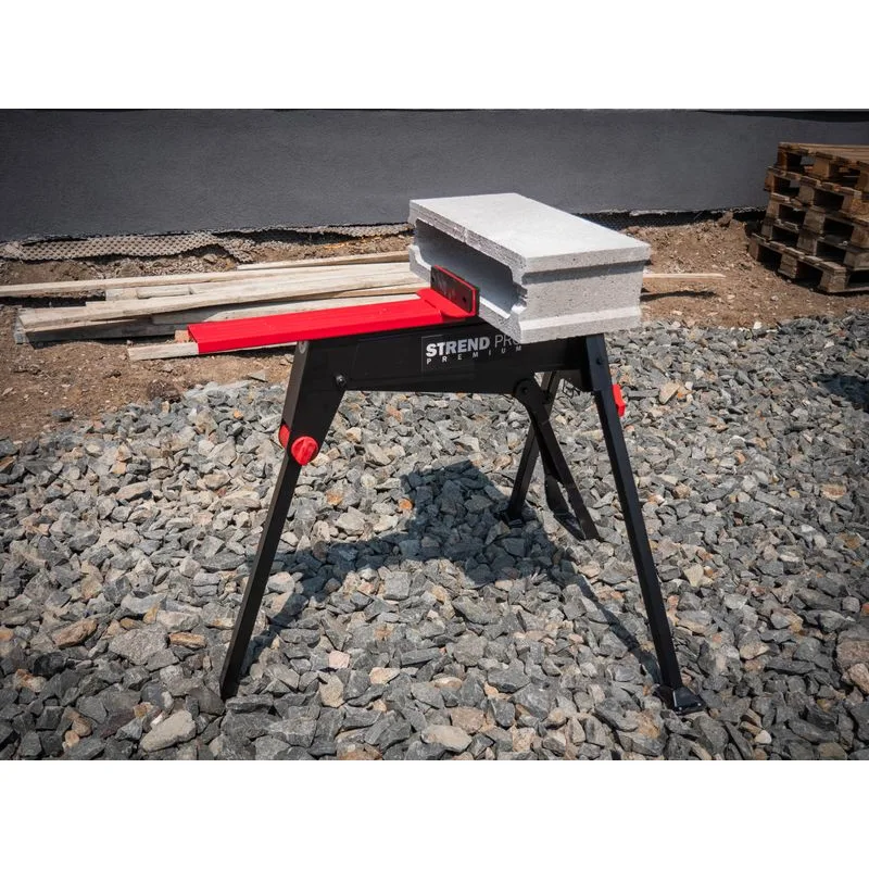 Stôl WB955, max. 300 kg, pracovný držiak, skladací so zverákom