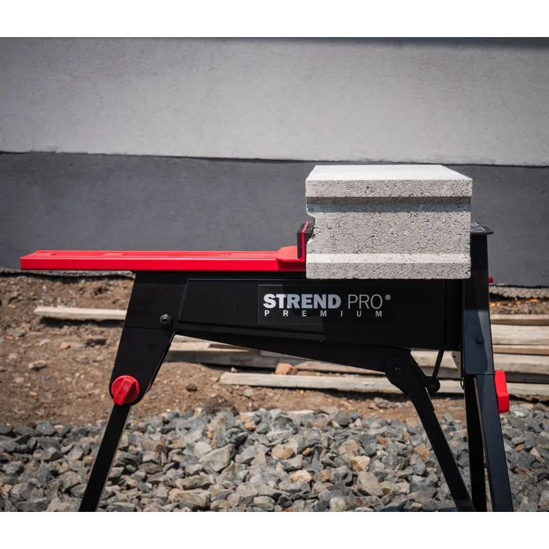 Stôl WB955, max. 300 kg, pracovný držiak, skladací so zverákom