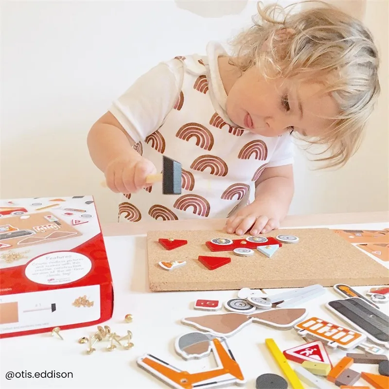 Bigjigs Toys Kreatívna zatĺkacia hra Doprava