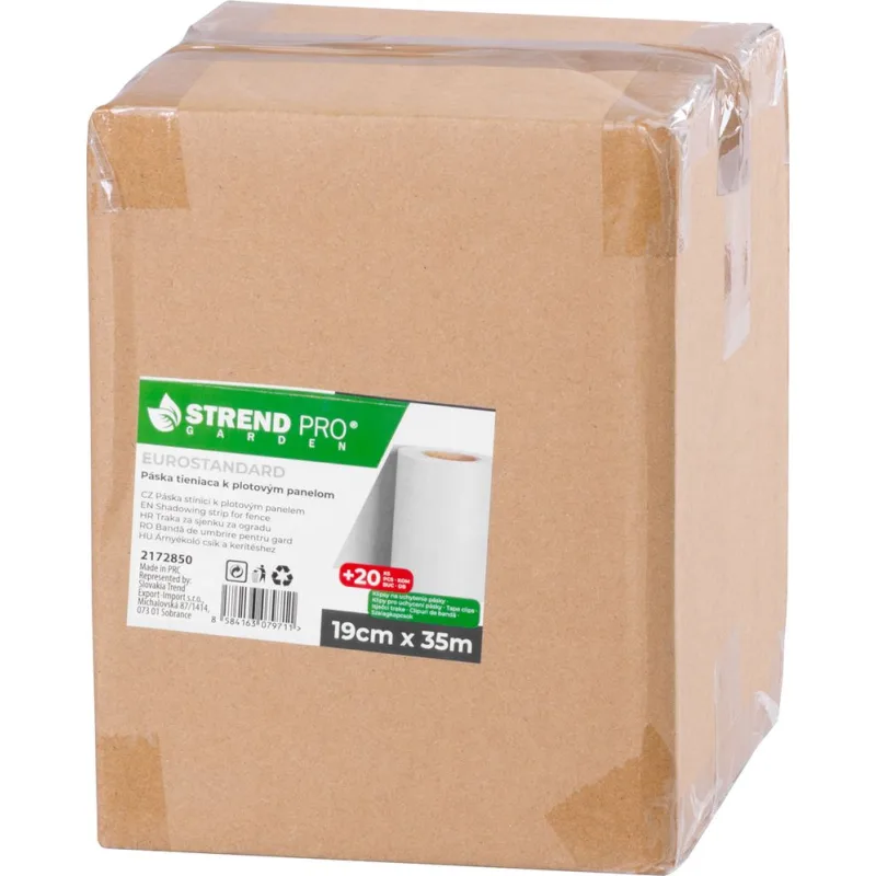 Páska Strend Pro EUROSTANDARD, 190 mm x 35 m, sivá, RAL7040