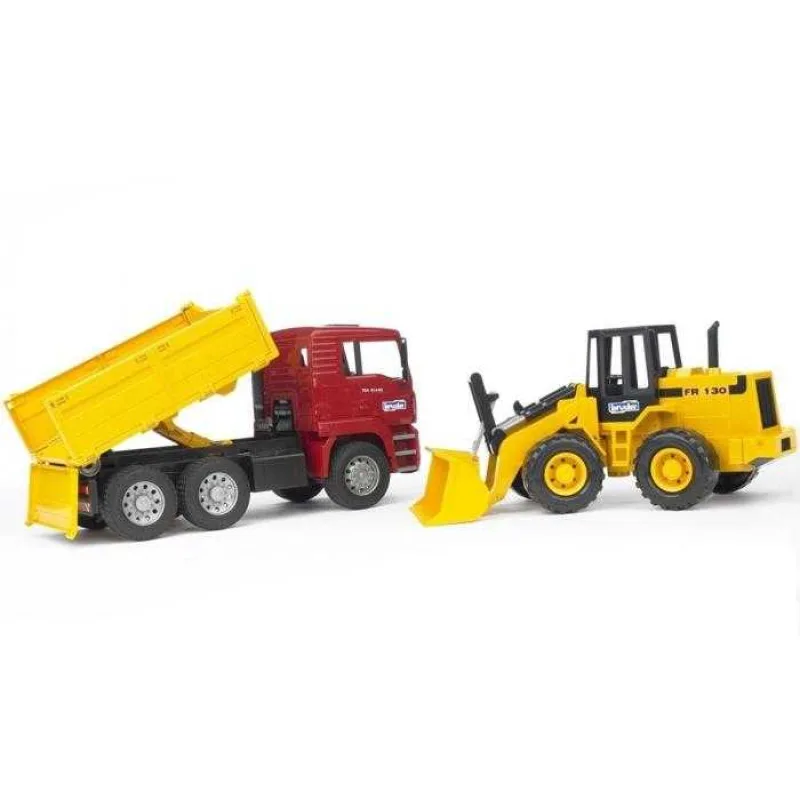 Bruder 2752 Nákladné auto MAN + čelný nakladač