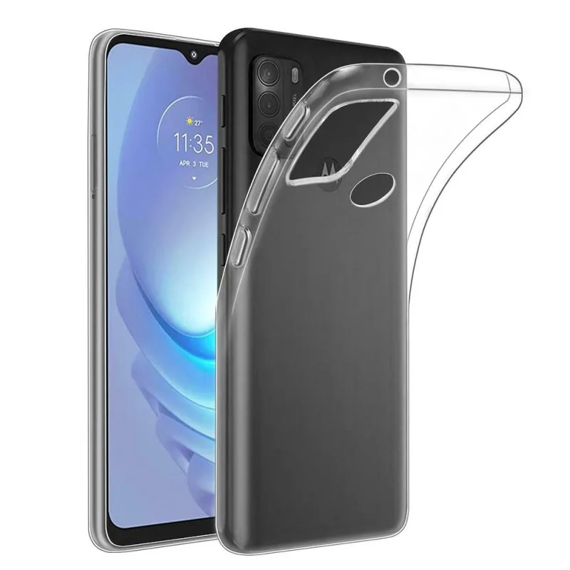 Transparentné Puzdro priesvitné silikónové Motorola Moto G50 5G Farba: Priesvitné