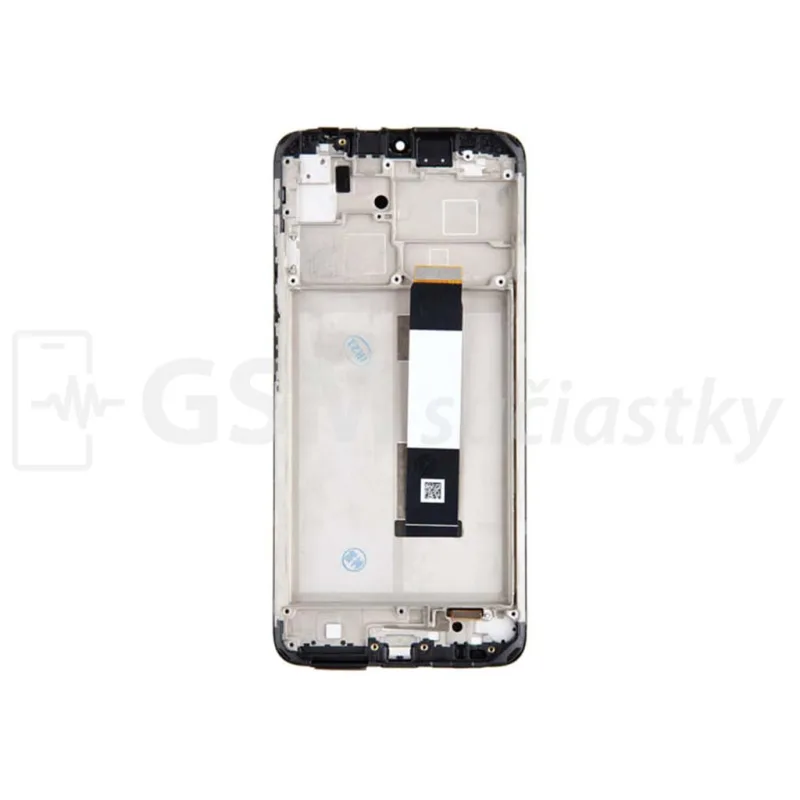 Xiaomi Poco M3, Redmi 9T - LCD displej + Dotykové sklo Farba: Čierna + rám