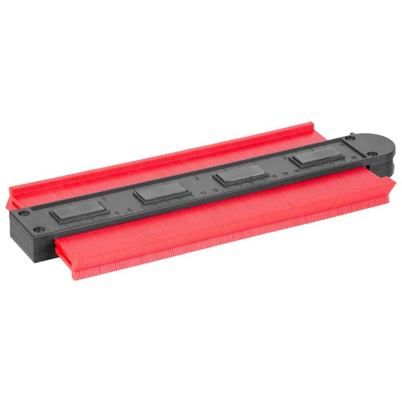 Šablóna na obkreslenie tvarov DG681, 250x130 mm, s uzamknutím a magnetom