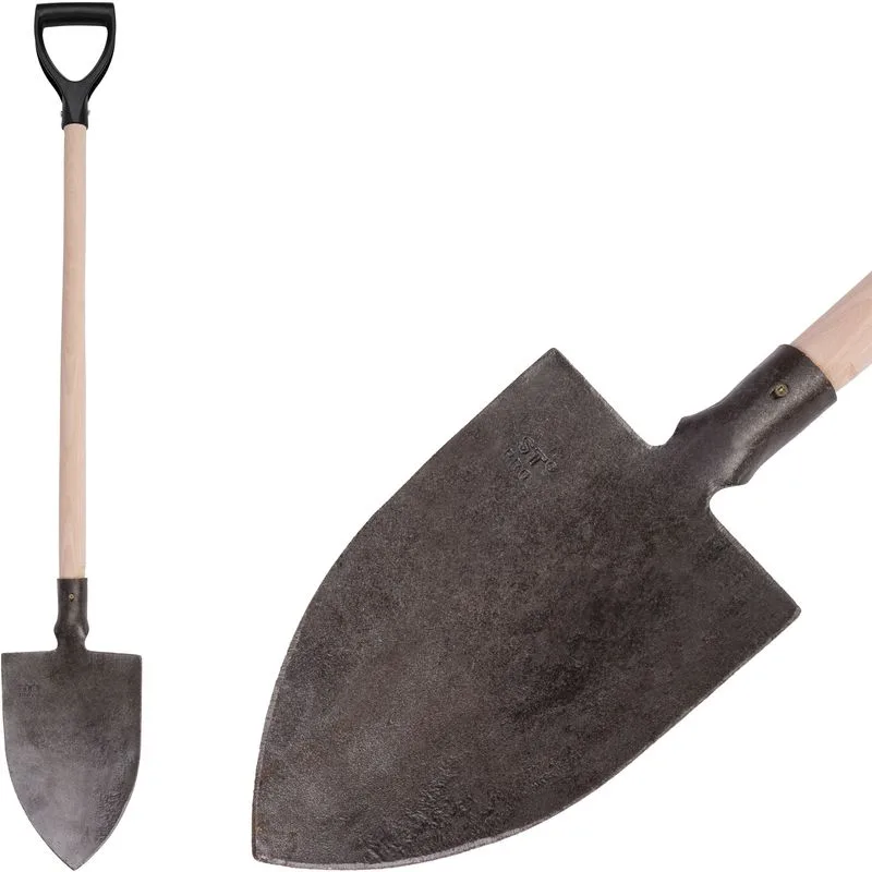 Rýľ Gardex 1250 g, špicatý, drevená D násada