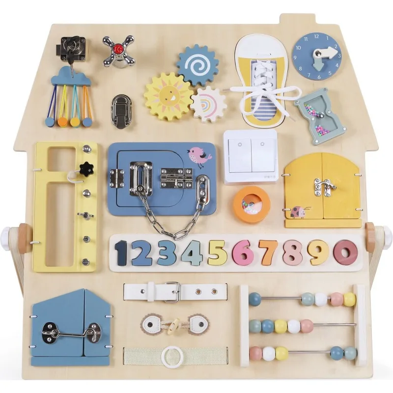 2Kids Toys Activity board Senzorická doska Domček