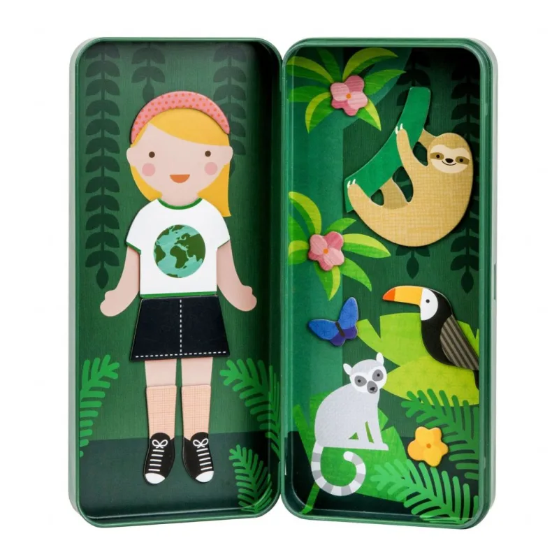 Petitcollage Magnetické puzzle prírodovedkyňa 25ks
