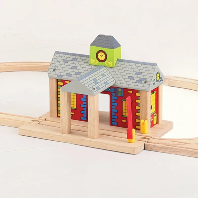 Bigjigs Rail Drevené vláčiky - Železničná stanica