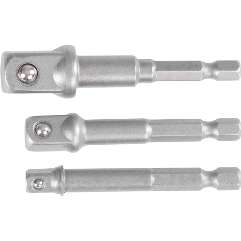 Sada adaptérov Strend Pro, do vŕtačky, 1/4", 3/8", 1/2"