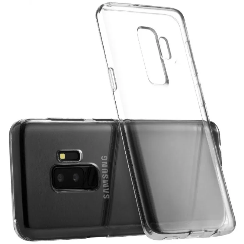 Transparentné Puzdro priesvitné silikónové Samsung G965 Galaxy S9 Plus Farba: Priesvitné 6138