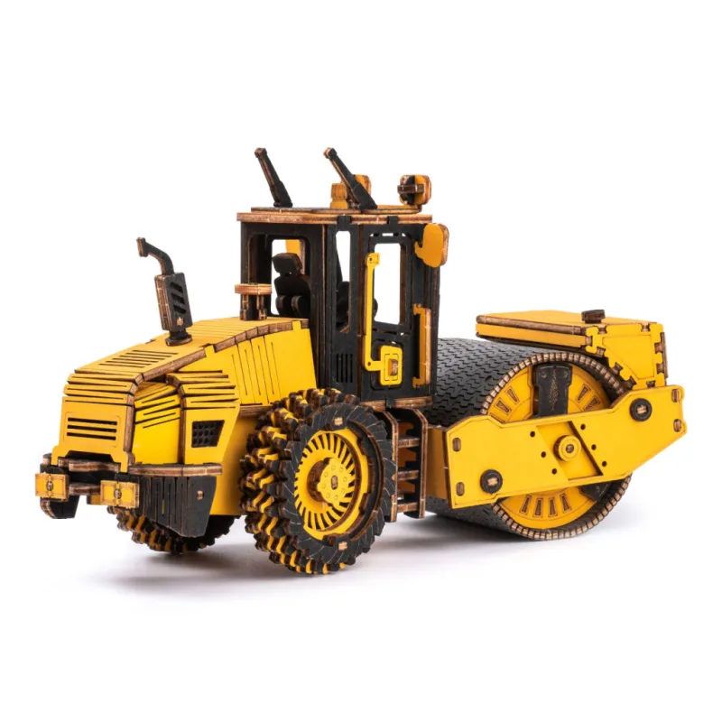 RoboTime Drevené 3D puzzle Cestný valec